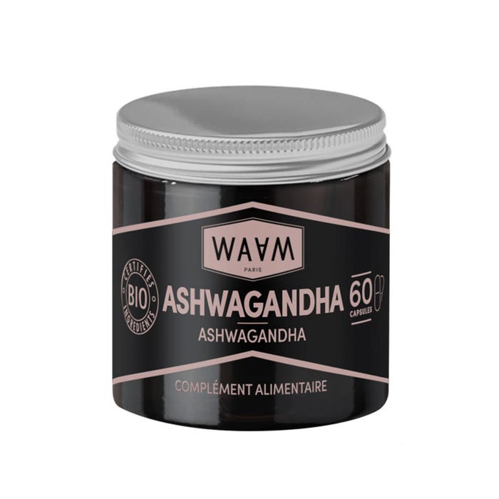 Organic Ashwagandha 60 capsules Waam
