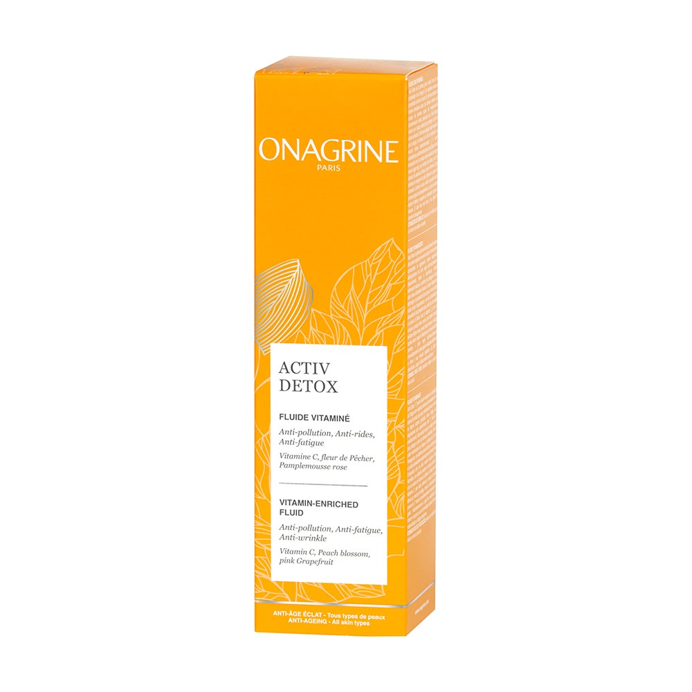 Onagrine Activ Detox Vitamin Enriched Fluid Anti Pollution Anti Wrinkle 40 ml