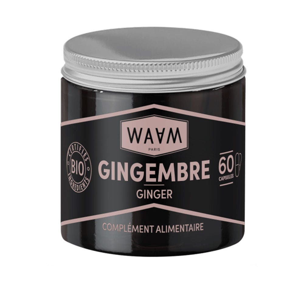 Waam Organic Ginger 60 capsules