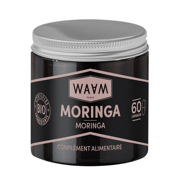 Organic Moringa 60 capsules Waam
