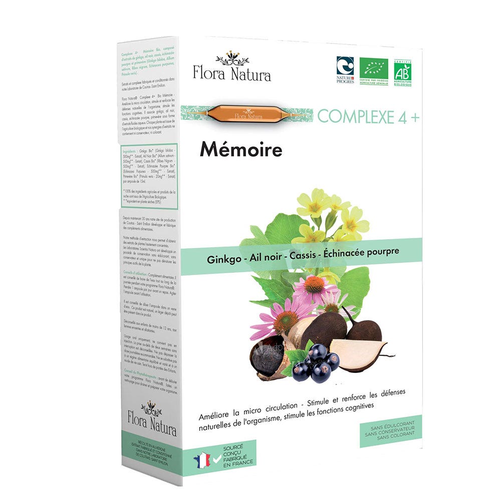 Flora Natura Bioes memory Complex 4+ 20 ampulas