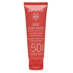 Apivita Bee Sun Safe Hydra Freshness Tinted Face Cream-Gel SPF50 50ml