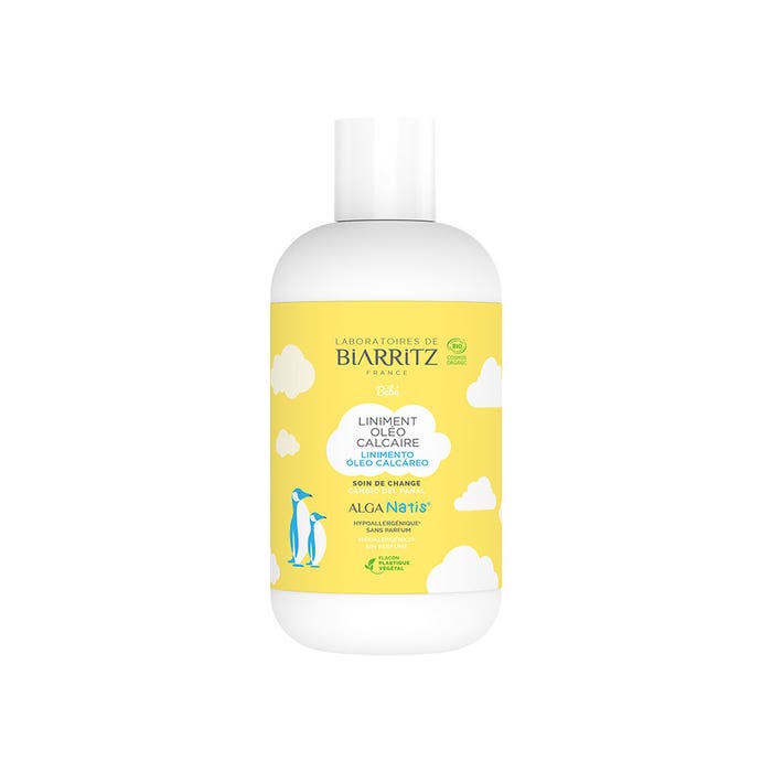 Laboratoires De Biarritz Soins Bébé Organic Flax and Calcium Lotion Hydrating and Cleansing 200ml