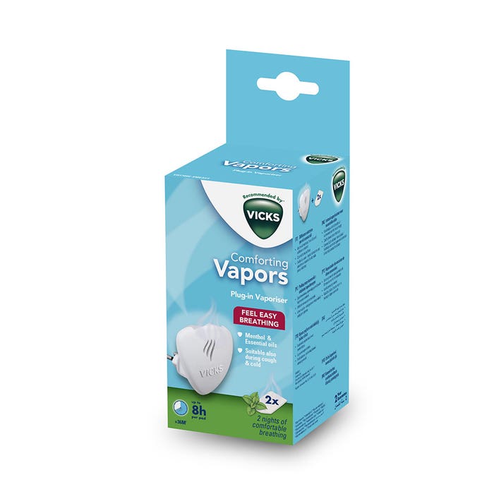 Vicks Conforting Vapors electric diffuser + 2 menthol tablets - Easypara