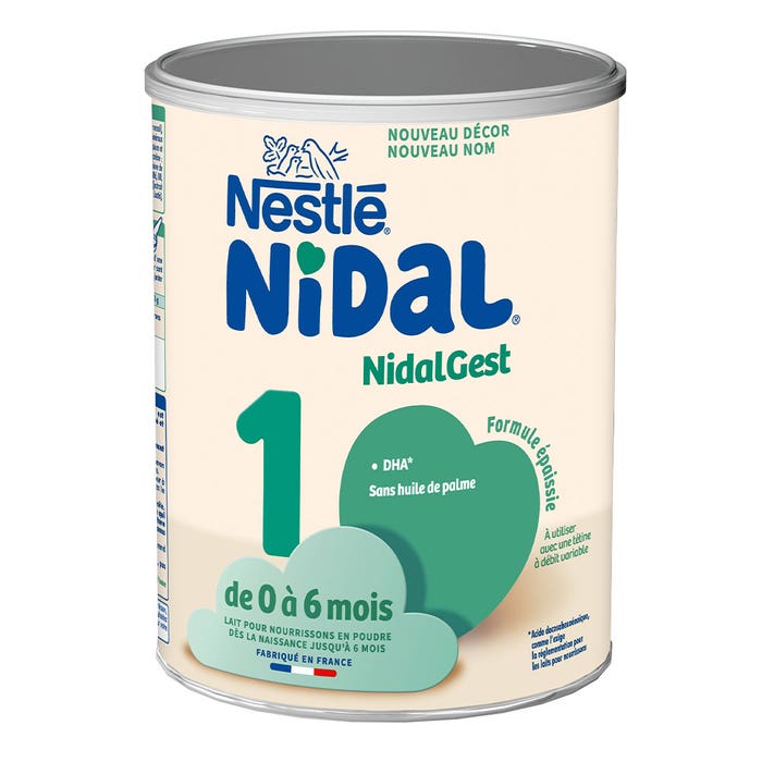 Nestlé Nidal Gest 1 Milk Powder Thickened Formula 0-6 Months 800g