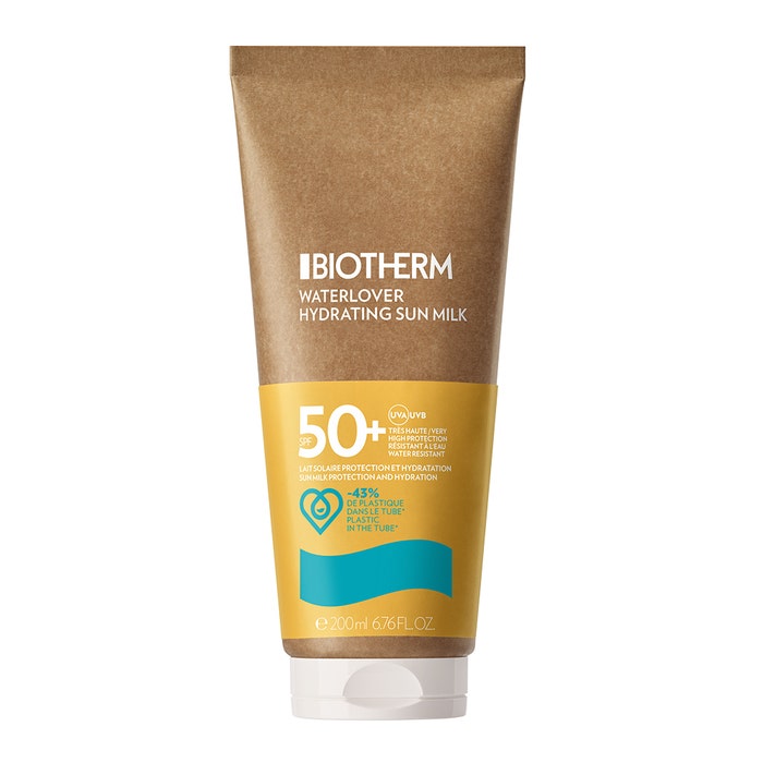 SPF50+ Eco-friendly Sun Milk 200ml WaterLover Sunscreen Face & Body Biotherm