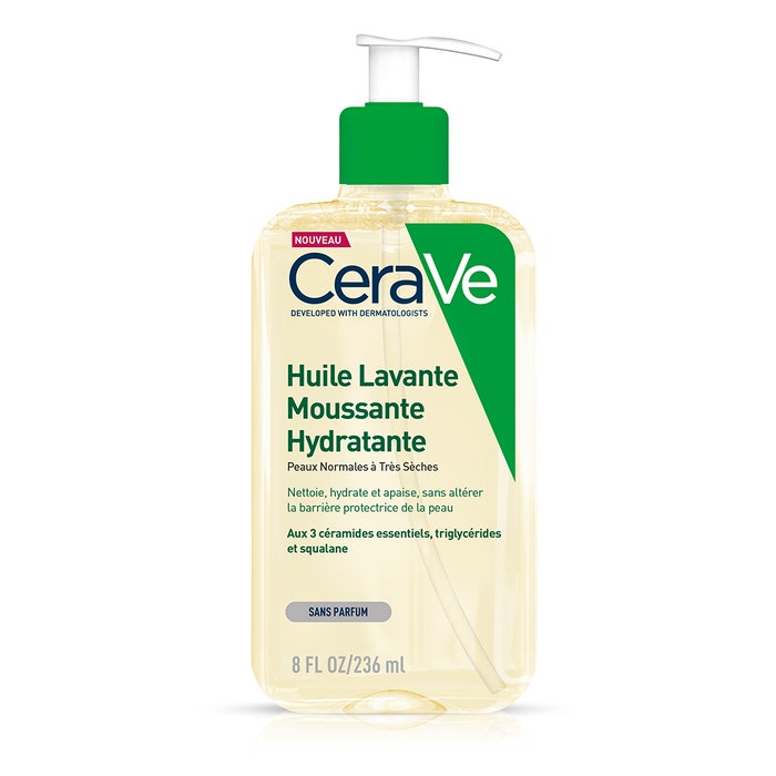 CeraVe Hydrating Foaming Oil 236ml Cleanse Corps Normal to Very Dry Skin Cerave