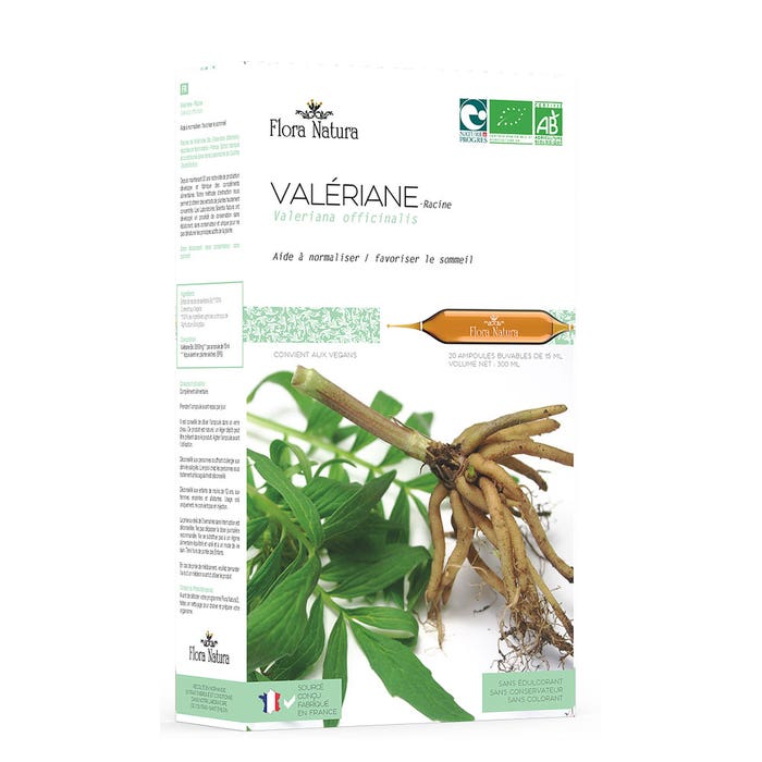 Organic Valeriana 20 ampulas Sleep Flora Natura