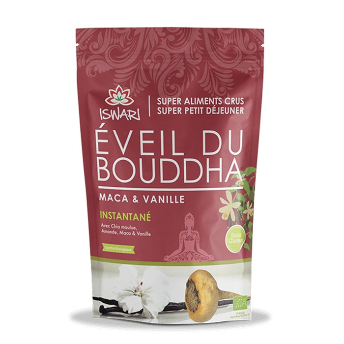 Organic Vanilla Maca 360g Eveil du Bouddha Super Breakfast Iswari