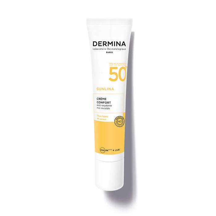 Sunscreen Comfort Cream SPF50 40ml Sunlina Dermina