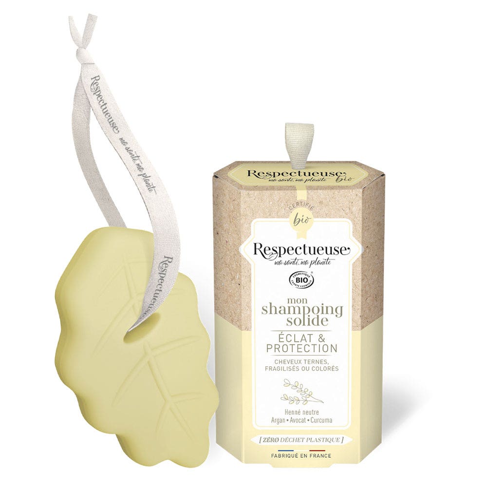 Respectueuse Shampoo Solide Eclat &amp; Protection Bioes Natural summer fruit Perfumes 75g