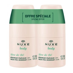 Nuxe Rêve de thé 24h Freshness Hydrating Deodorant Duo Body 2x50ml