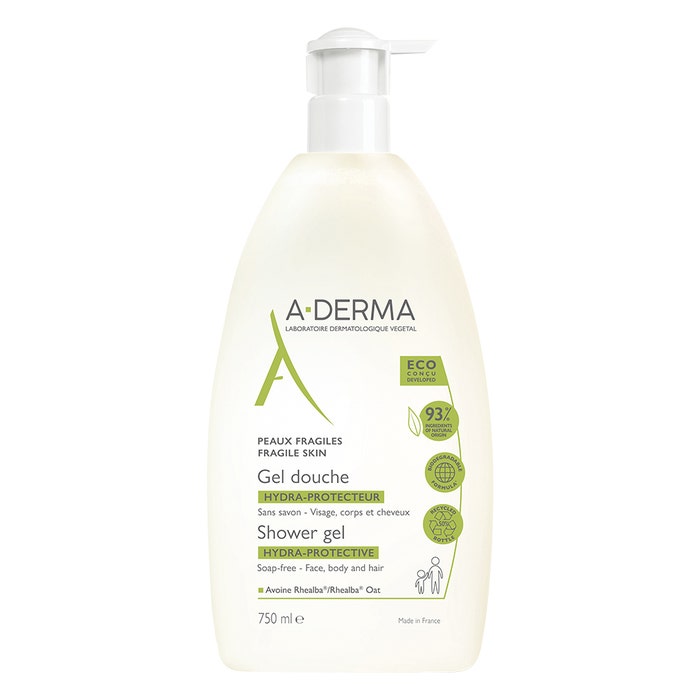 A-Derma Les Indispensables Hydra Protective Shower Gel 750ml