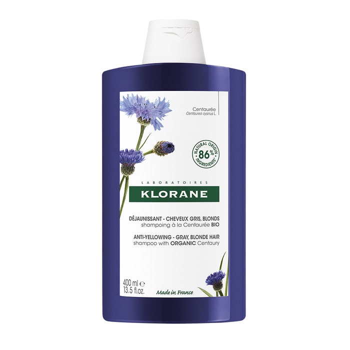 Anti-Yellowing Shampoo 400ml Centaurée Organic Centaury Klorane