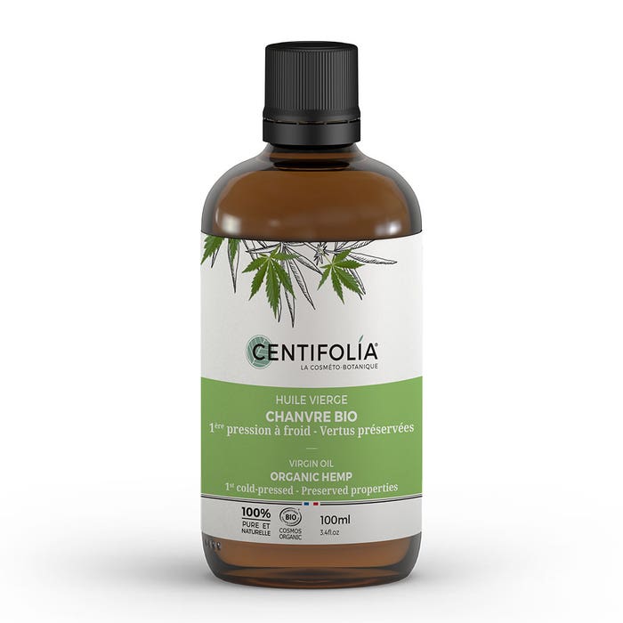 Centifolia Huiles végétales Organic virgin hemp oil 100ml