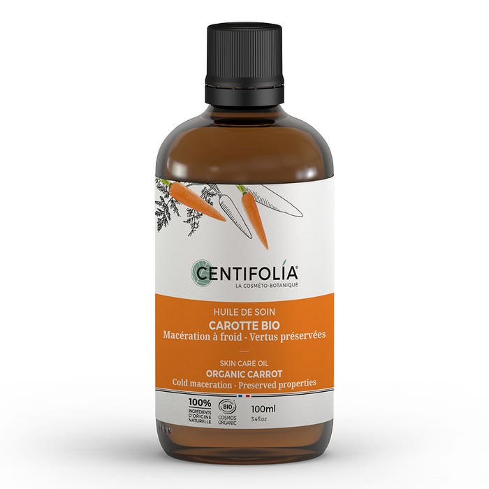 Organic Carrot Care Oil 100ml Huiles de soin Centifolia