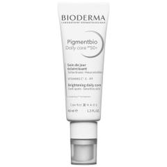 Bioderma PigmentBio Brightening Anti-Pigmentation Face Cream SPF50+ sensitive skin Peaux hyperpigmentées 40ml