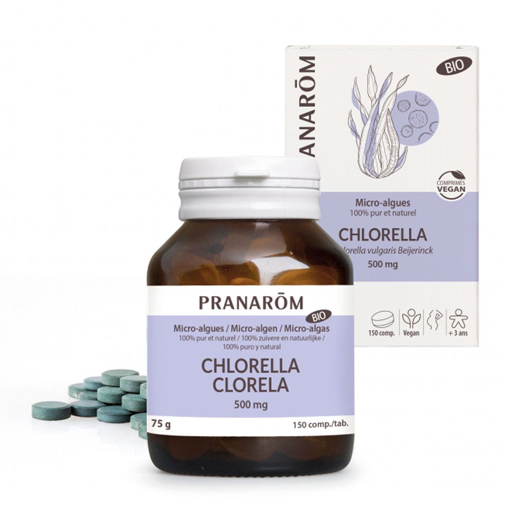 Pranarôm Micro-Algae ORGANIC CHLORELLA 150 tablets