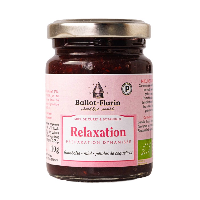 Cure Honey and Botanique Relaxation 110g Ballot-Flurin