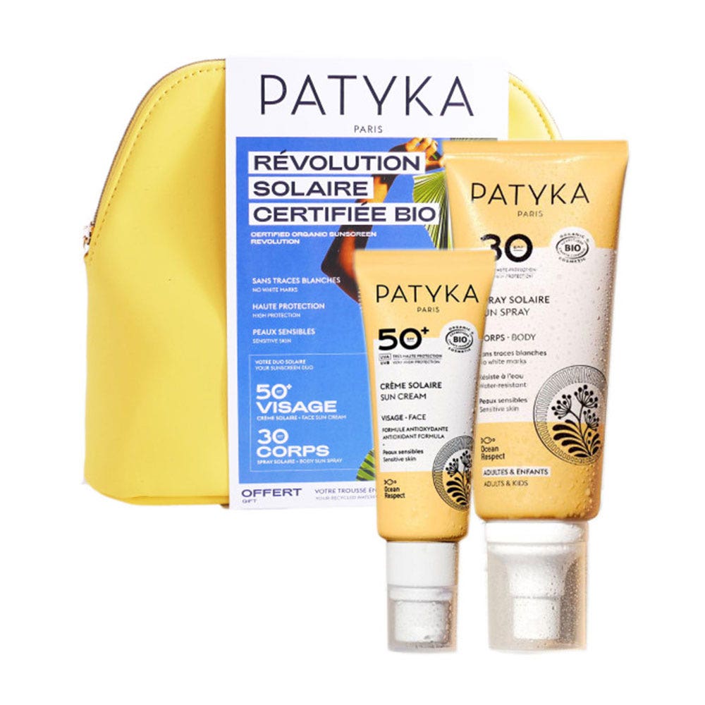 Patyka Sunscreens Trousse Duo Solaire Bio Visage et Corps