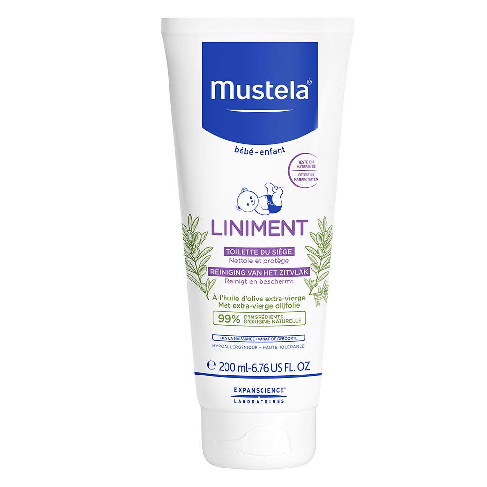 Mustela Liniment With Extra Virgin Oil From Birth 200ml