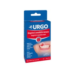Urgo Visage Gingivitis and tooth sensitivity Gel From age 12 15g