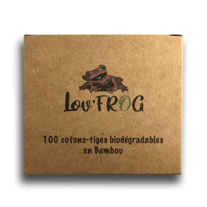 Cotton Bamboo stems Box of 100 Lov'Frog