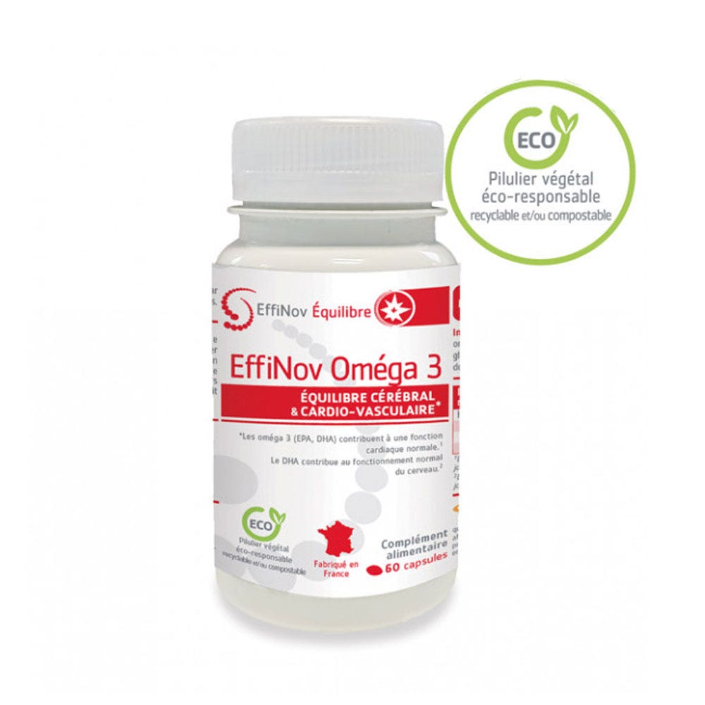 Effinov Nutrition Omega3 Cerebral and cardiovascular balance 60 capsules