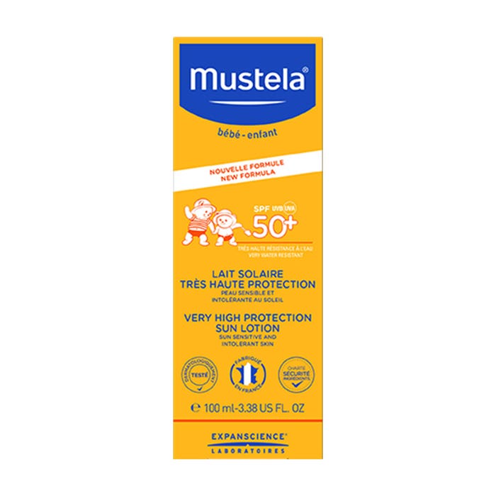 High protection Facial Sun Milk SPF 50+ 100ml Mustela