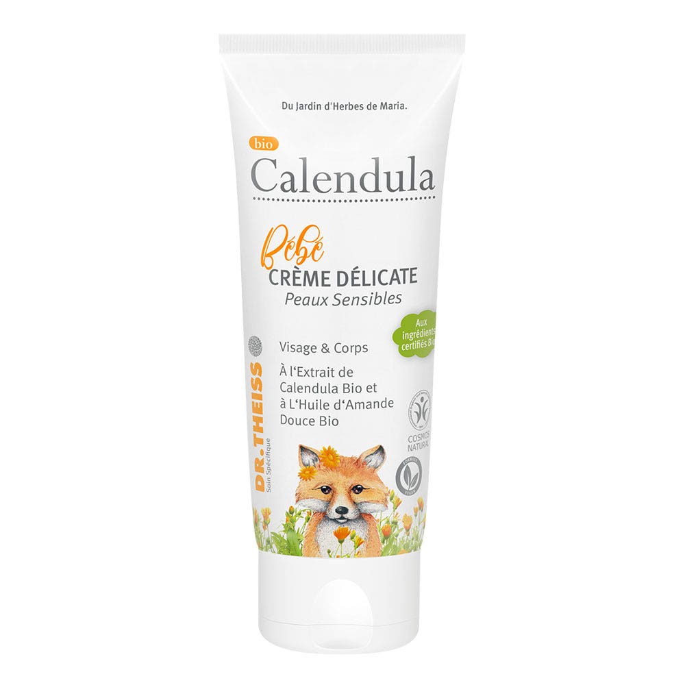 Dr. Theiss Naturwaren Bio Calendula Bébé & Maternité Delicate Cream for Sensitive Skin 75ml