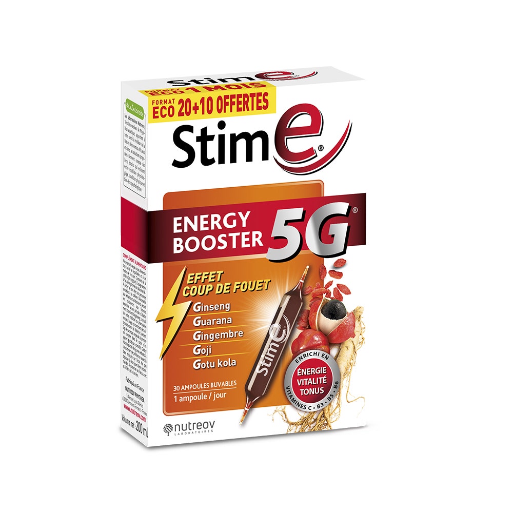 Nutreov Stim e Booster 5G 20 ampulas + 10 free of charge 300ml