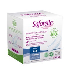 Saforelle Night Hygienic Towels X10 x10