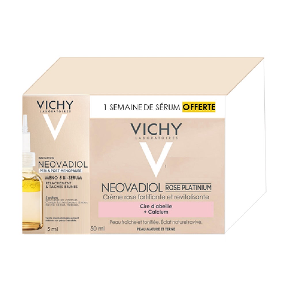 Vichy Neovadiol Rose Platinium Day Cream 50ml + free Serum 5ml 55ml
