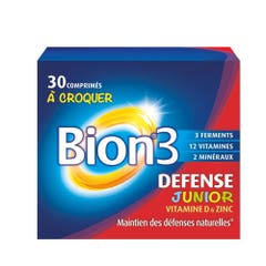 Bion3 Juniors 30 Chewable Tablets A Croquer 30 Comprimes