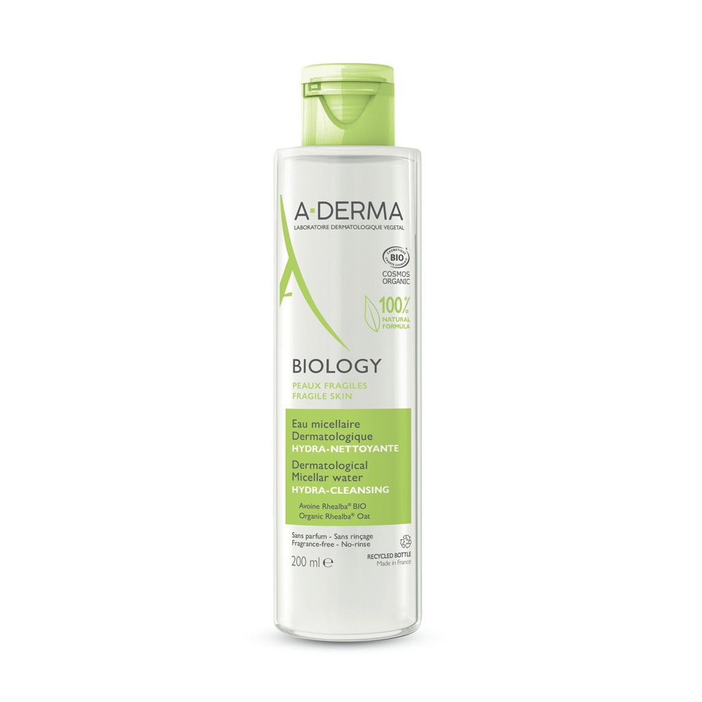 A-Derma Biology Organic Hydra Cleansing Dermatology Micellar Water 200ml