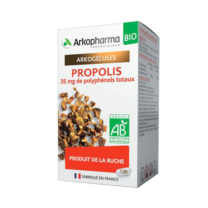 Arkopharma Arkogélules Organic Propolis 130 Capsules
