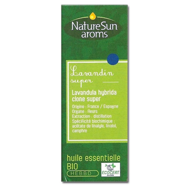 Essential Oil Of Lavandin Super 30ml Naturesun Aroms