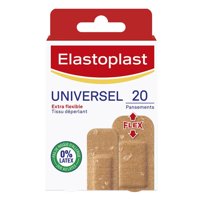 Universal Flexible Plasters x20 Pansements Elastoplast