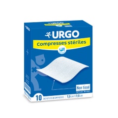 Urgo Non-Woven Sterile Bandages 7.5x7.5cm Box of 10