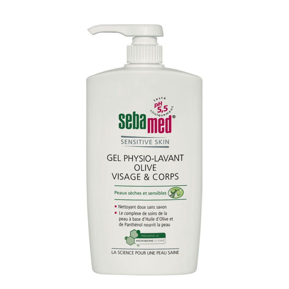 Sebamed Face And Body Physio-cleansing Gel Olive Visage et corps 200ml