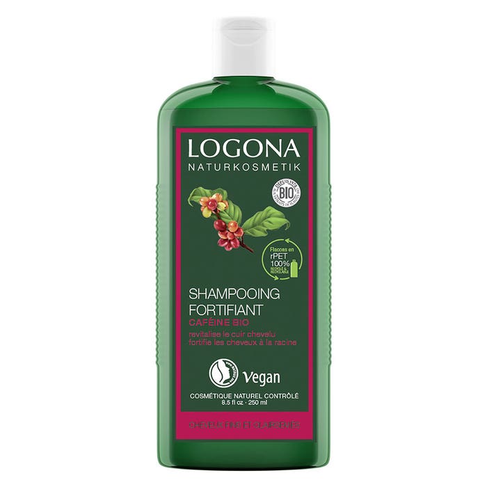 Fortifying organic caffeine shampoo 250ml Logona