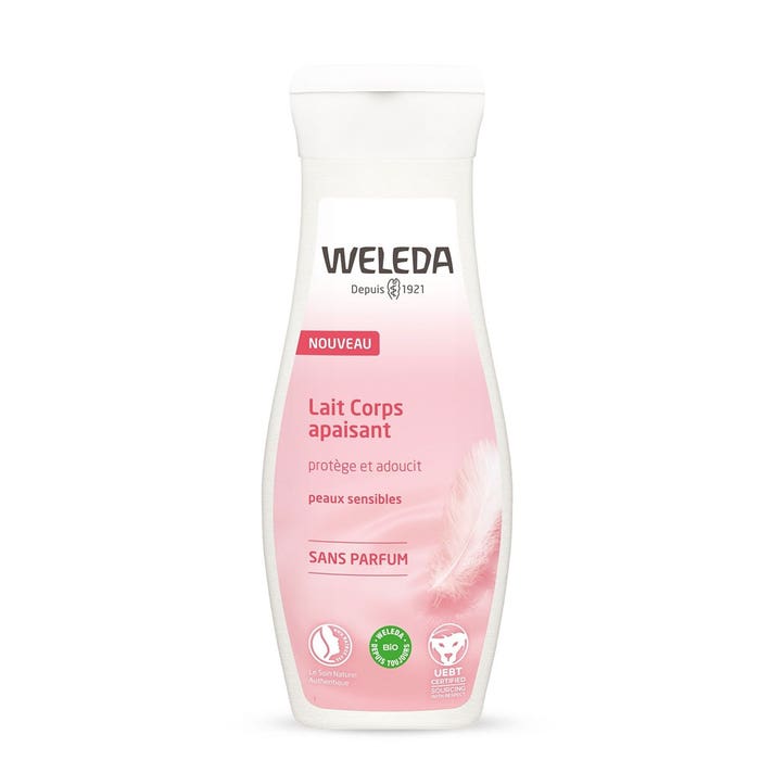 Soothing Fragrance-free Body Milk 200ml Peaux sensibles Weleda
