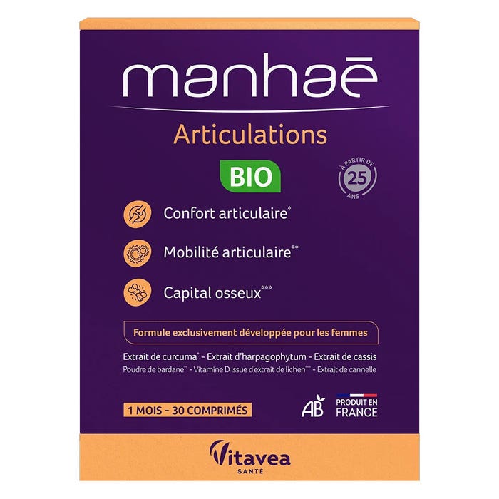 Manhaé Organic joints 30 tablets