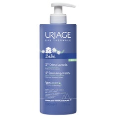Uriage Bébé Baby Foaming And Cleansing Soap Free Cream Face Body And Scalp500 Ml 500ml