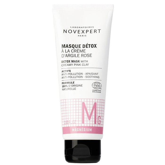 Novexpert Magnesium Pink Clay Cream Detox Treatment 75ml