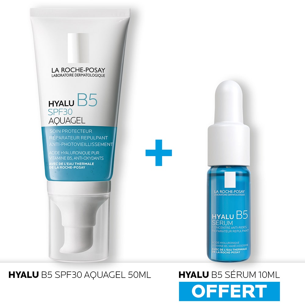 La Roche-Posay Hyalu B5 Aquagel SPF30 Anti-Photoaging Cream 50ml + free mini Serum 10ml