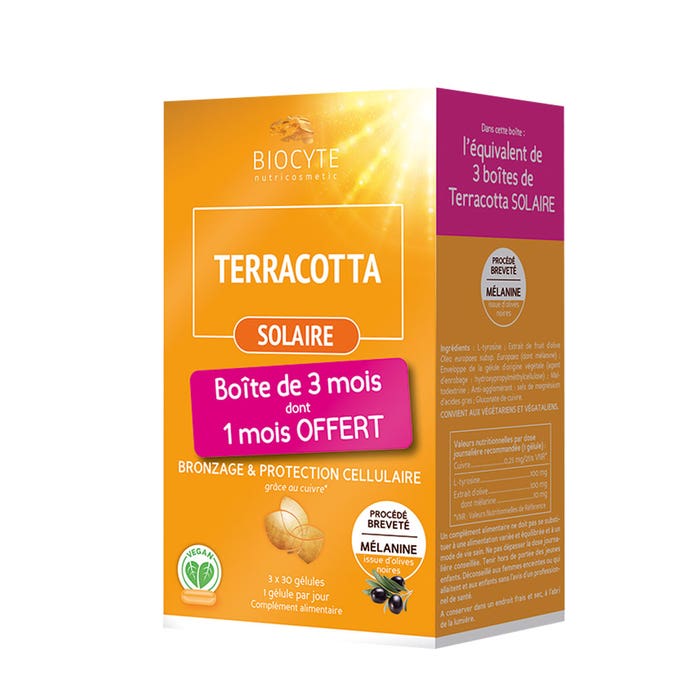 Biocyte Biocyte Terracotta Sun Cocktail X 30 Tablets 3x30 gélules