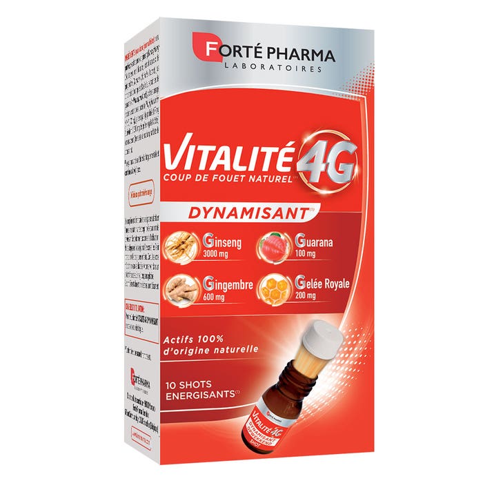 Vitality Dynamisant X 10 Shots 4g Vitalité 4G Forté Pharma