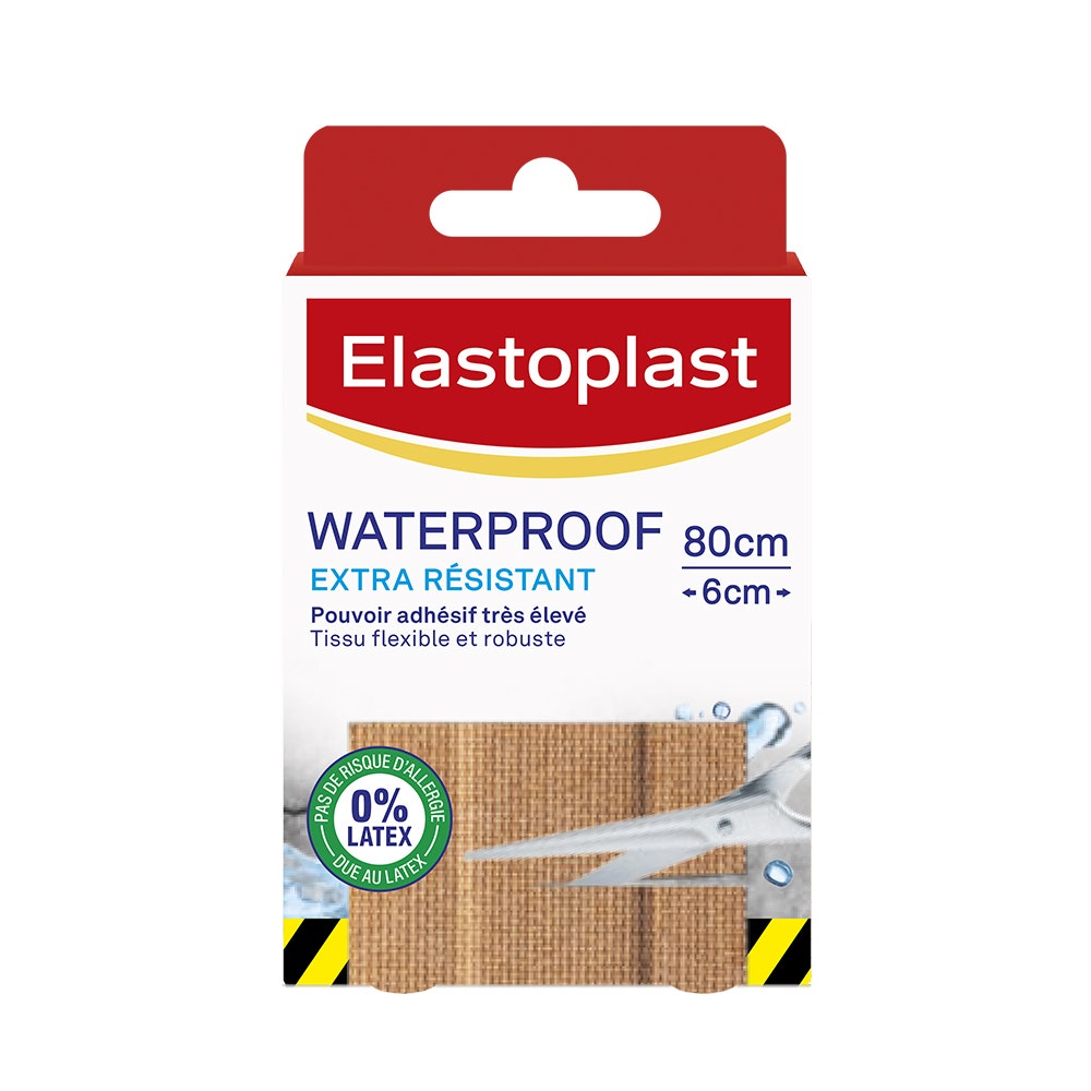 Elastoplast Extra Resistant Waterproof Band 80x6cm X8