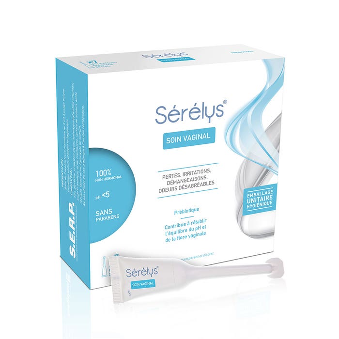 Serelys Vaginal Care 7 X Monodose Applicators 7 Applicateurs monodoses de 5ml Serelys Pharma
